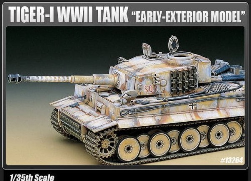 Tiger I (ver. Early) 1:35 Academy 13264