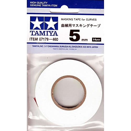 Taśma maskująca 5mm do kształtów Masking Tape for Curves 5mm Tamiya 87179