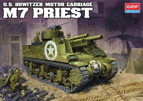 M7 105mm SPG Priest 1:35 Academy 13210