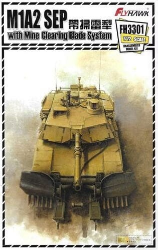 M1A2 SEP with Mine Clearing Blade System 1:72 Flyhawk 3301