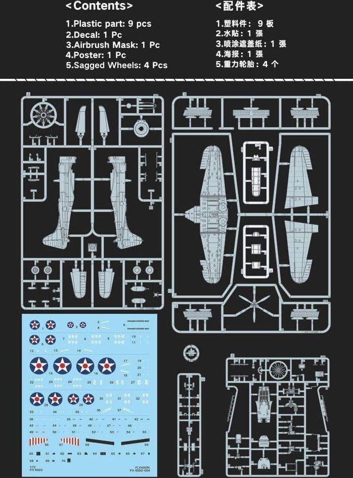Zdjęcie dodatkowe produktu SBD-2 Dauntless (Upgrade Edition) 1:72 Flyhawk 6002
