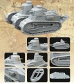 Zdjęcie dodatkowe produktu Renault FT-17 Light Tank (Cast Turret) 1:72 Flyhawk 3000