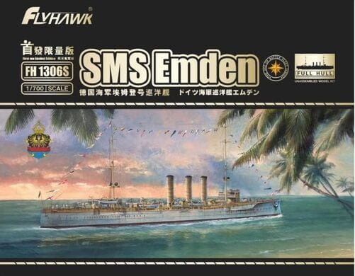 Zdjęcie główne produktu SMS Emden Deluxe Edition 1:700 Flyhawk 1306S