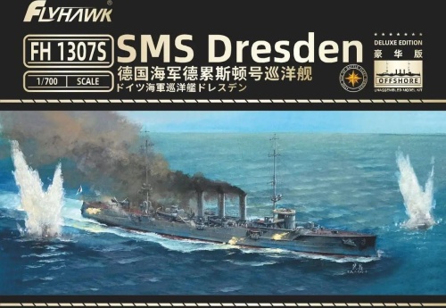 SMS Dresden Deluxe Edition 1:700 Flyhawk 1307S