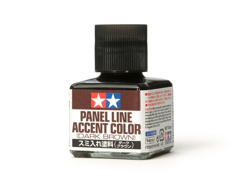 Panel Line Accent Color (Dark Brown) 40ml Tamiya 87140