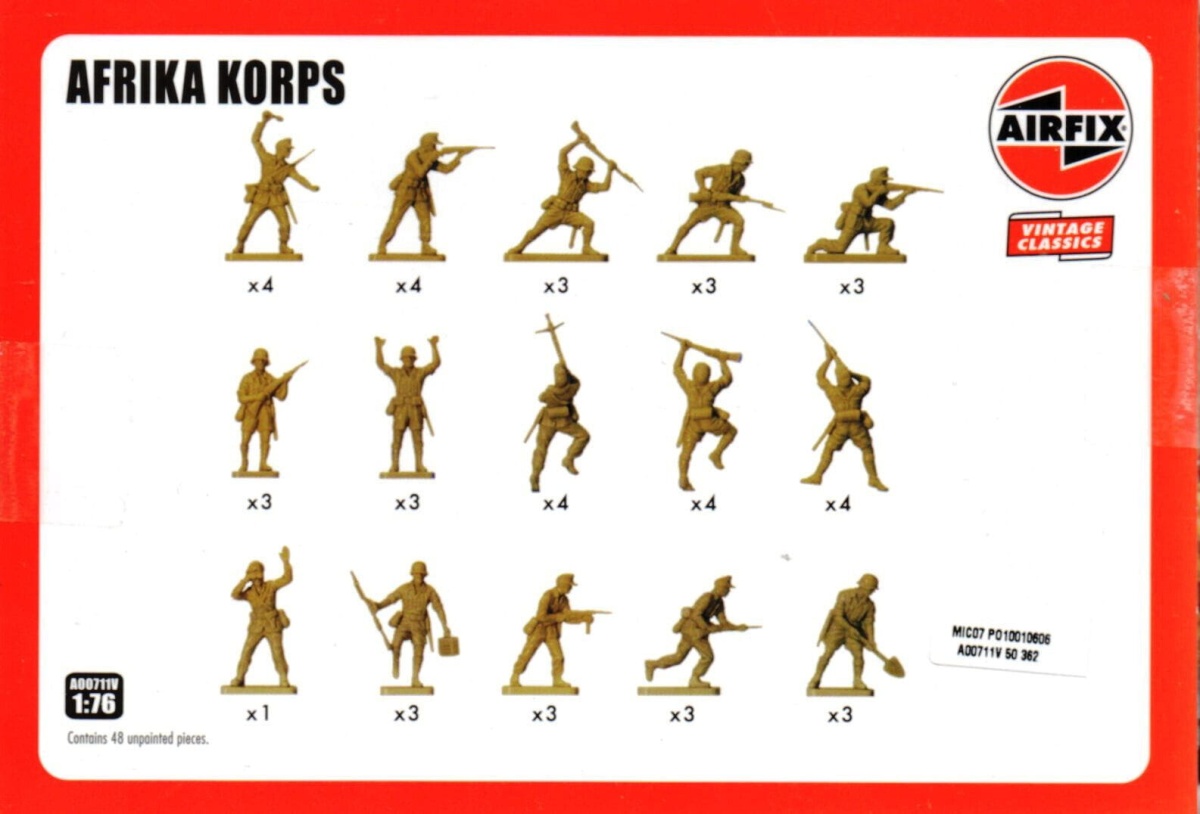 Zdjęcie dodatkowe produktu WWII Africa Corps 1:76 Airfix 00711V