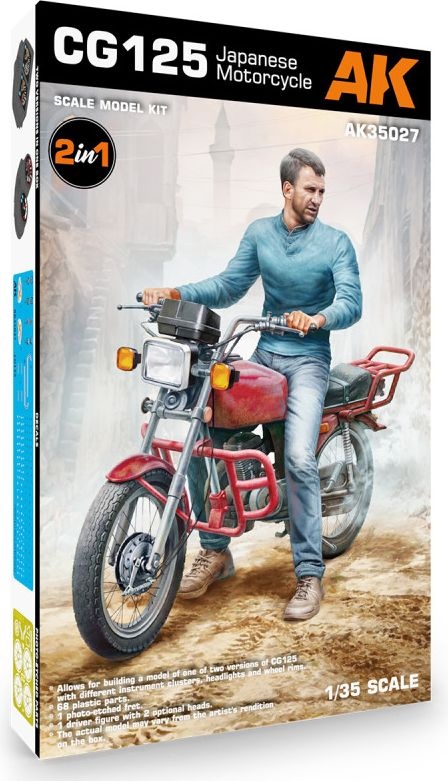 Zdjęcie główne produktu CG125 Japanese Motorcycle 1:35 AK Interactive 35027