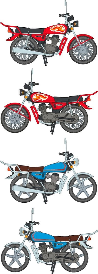 Zdjęcie dodatkowe produktu CG125 Japanese Motorcycle 1:35 AK Interactive 35027