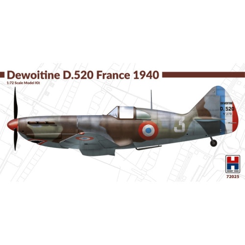 Dewoitine D.520 France 1940 1:72 Hobby 2000 72025