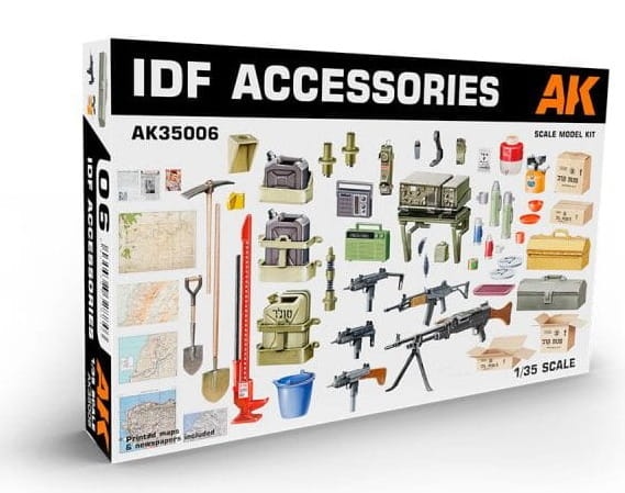 Zdjęcie główne produktu IDF Accessories 1:35 AK Interactive 35006
