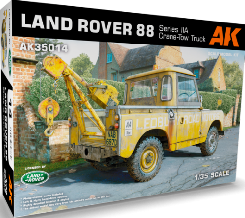 Land Rover 88 Series IIA Crane-Tow Truck 1:35 AK Interactive 35014