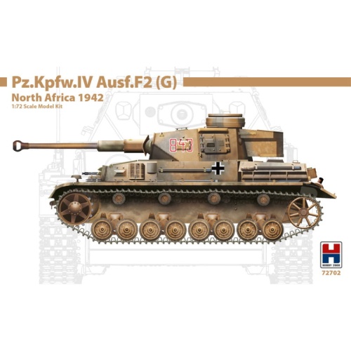 Pz.Kpfw.IV Ausf.F2 (G) North Africa 1942 1:72 Hobby 2000 72702