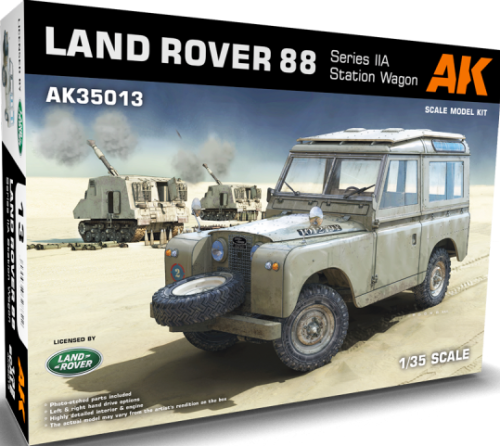 Land Rover 88 Series IIA Station Wagon 1:35 AK Interactive 35013