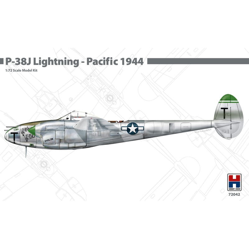 Zdjęcie główne produktu P-38J Lightning - Pacific 1944 1:72 Hobby 2000 72042