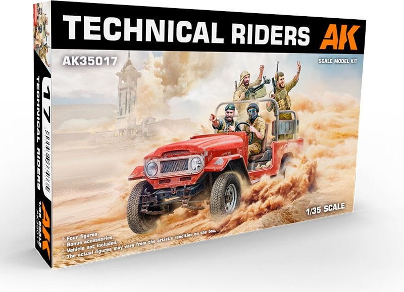 Zdjęcie główne produktu Technical Riders 1:35 AK Interactive 35017