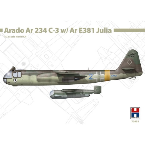 Arado Ar 234 C-3 w/ Ar E381 Julia 1:72 Hobby 2000 72051