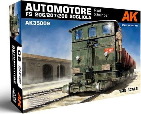 Automotore FS 206/7/8 Sogliola Rail Shunter 1:35 AK Interactive 35009