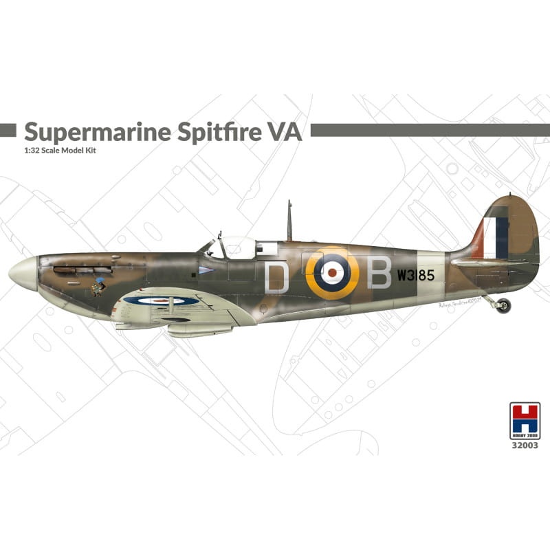 Zdjęcie główne produktu Supermarine Spitfire VA 1:32 Hobby 2000 32003