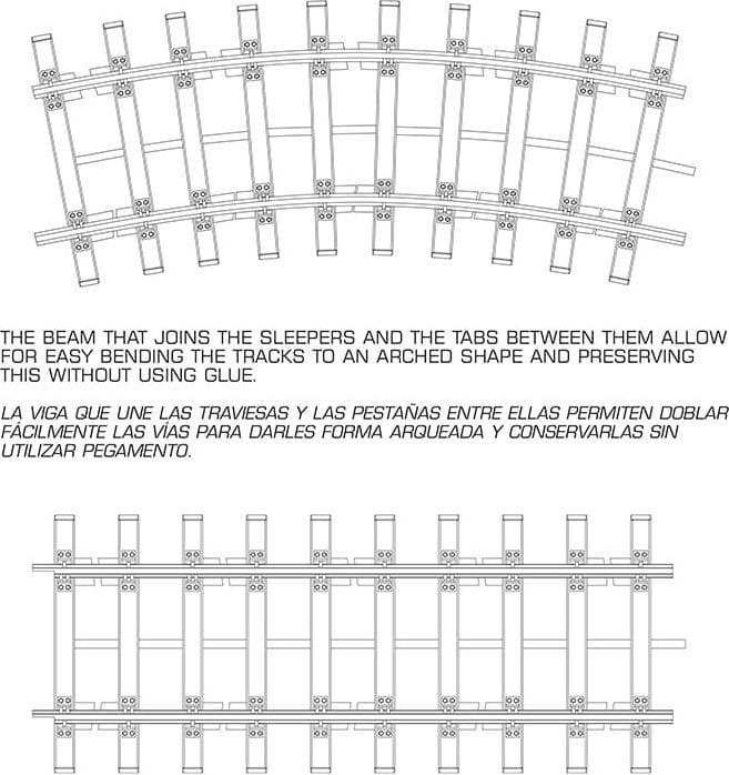 Zdjęcie dodatkowe produktu Double Railway Track Section 1:35 AK Interactive 35011