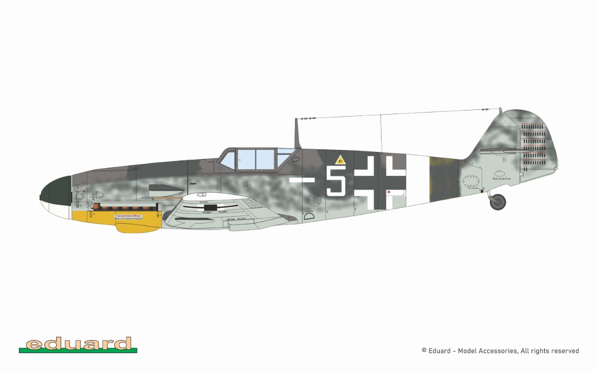 Zdjęcie dodatkowe produktu Afrika Messerschmitt Bf 109F-4/G-2/G-4 Limited Edition Dual Combo 1:72 Eduard 2112