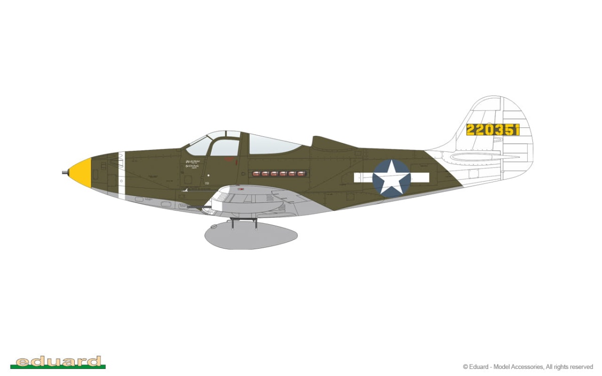 Zdjęcie dodatkowe produktu P-39Q Aircobra Weekend edition 1:48 Eduard 8470