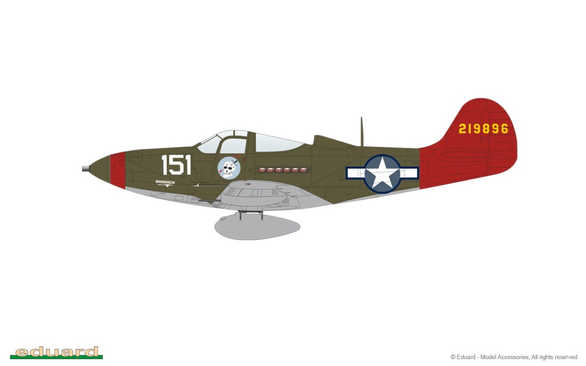 Zdjęcie dodatkowe produktu P-39Q Aircobra Weekend edition 1:48 Eduard 8470