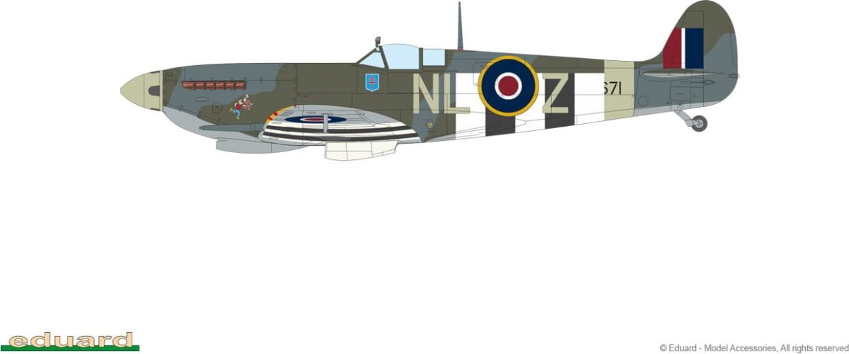 Zdjęcie dodatkowe produktu Spitfire Mk.IXc Late 1:72 Eduard 7473