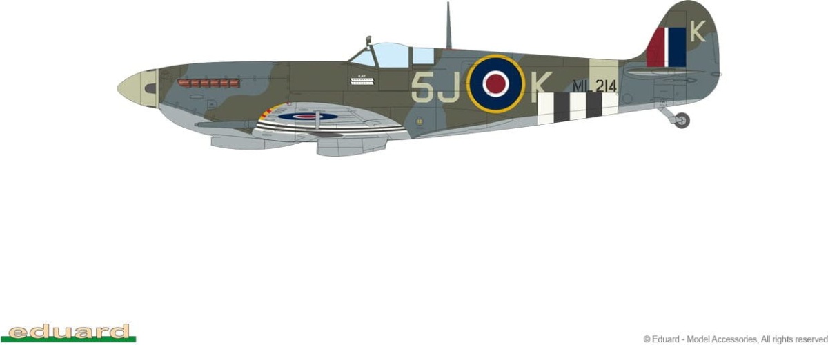 Zdjęcie dodatkowe produktu Spitfire Mk.IXc Late 1:72 Eduard 7473