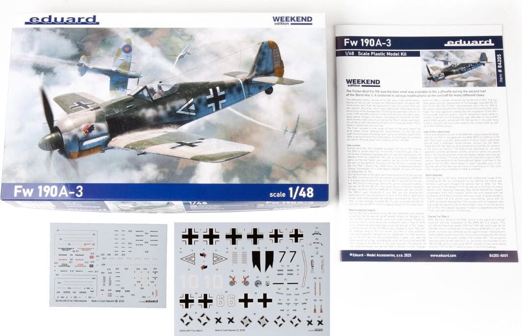 Zdjęcie dodatkowe produktu Fw 190A-3 Weekend Edition 1:48 Eduard 84205