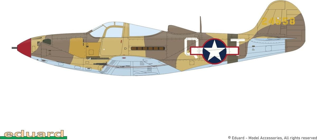 Zdjęcie dodatkowe produktu P-39K/L Airacobra Weekend Edition 1:48 Eduard 8463