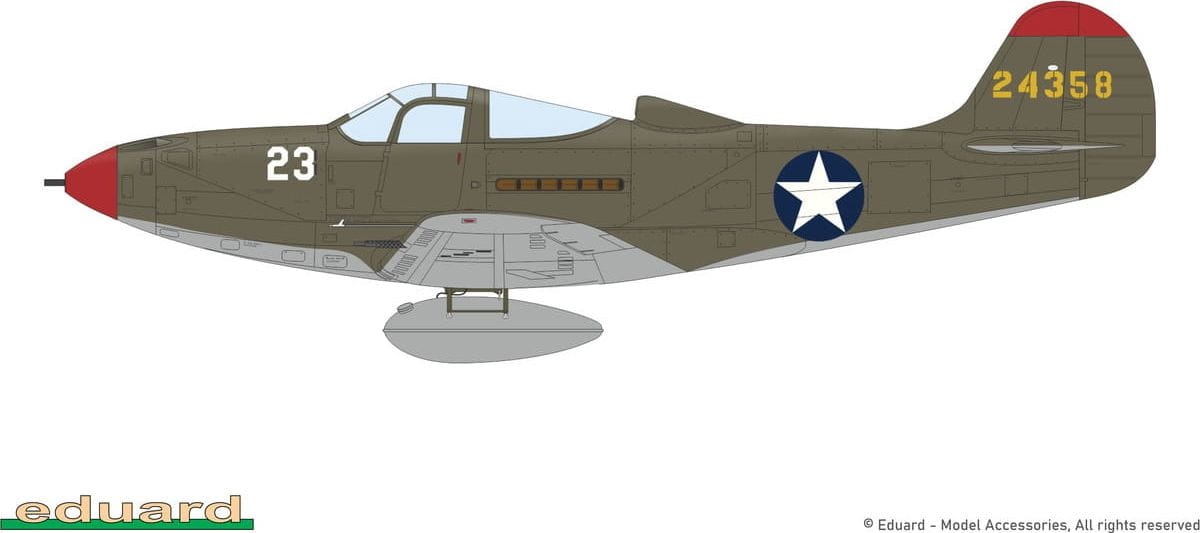 Zdjęcie dodatkowe produktu P-39K/L Airacobra Weekend Edition 1:48 Eduard 8463