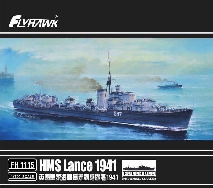 Zdjęcie główne produktu HMS Lance 1941 1:700 Flyhawk 1115