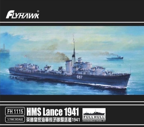 HMS Lance 1941 1:700 Flyhawk 1115