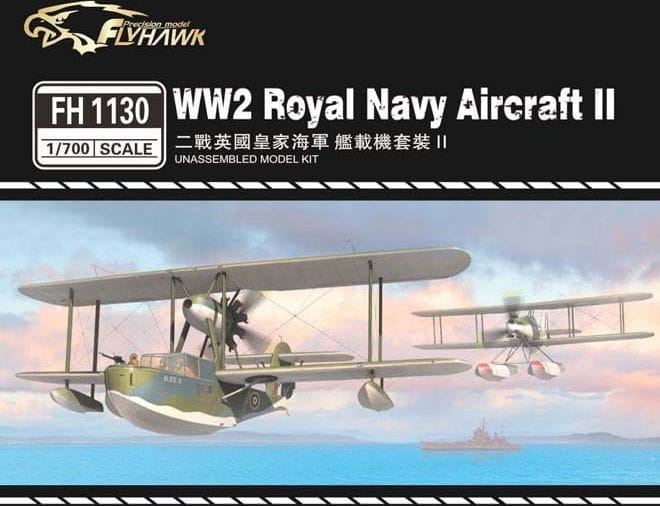 Zdjęcie główne produktu WW2 Royal Navy Aircraft II 1:700 Flyhawk 1130