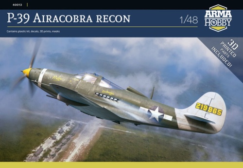 P-39 Airacobra Recon 1:48 Arma Hobby 40013