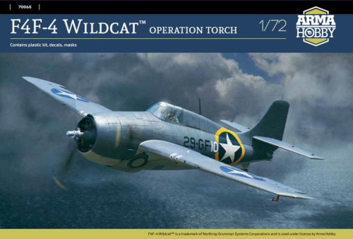 F4F-4 Wildcat Operation Torch 1:72 Arma Hobby 70065