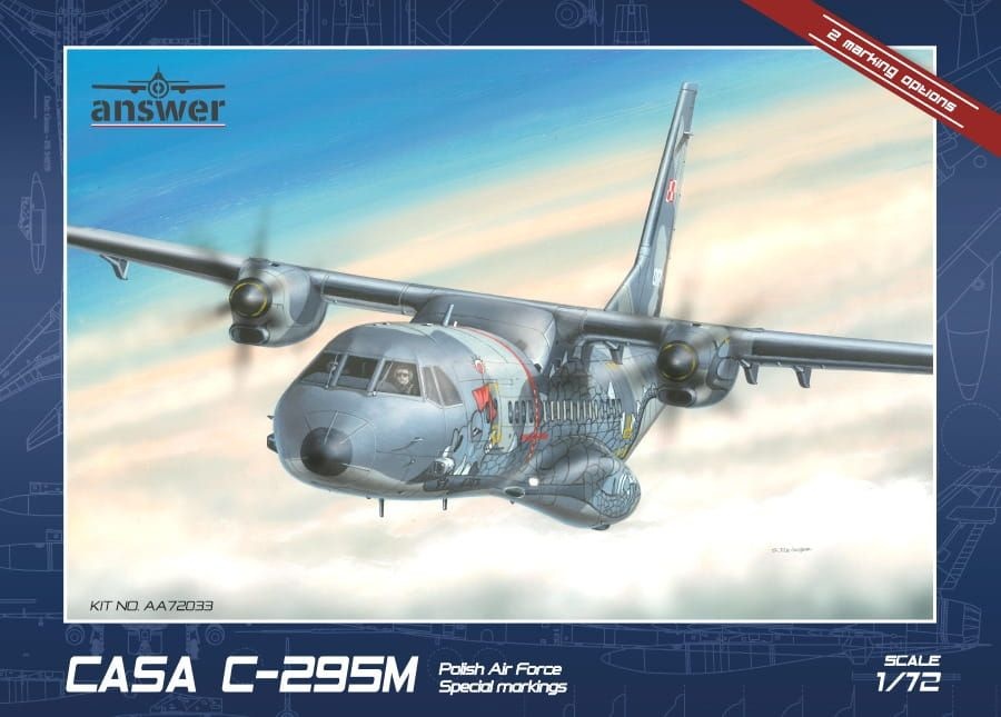 Zdjęcie główne produktu Casa C-295M Polish Airforce Special Markings 1:72 Answer AA72033