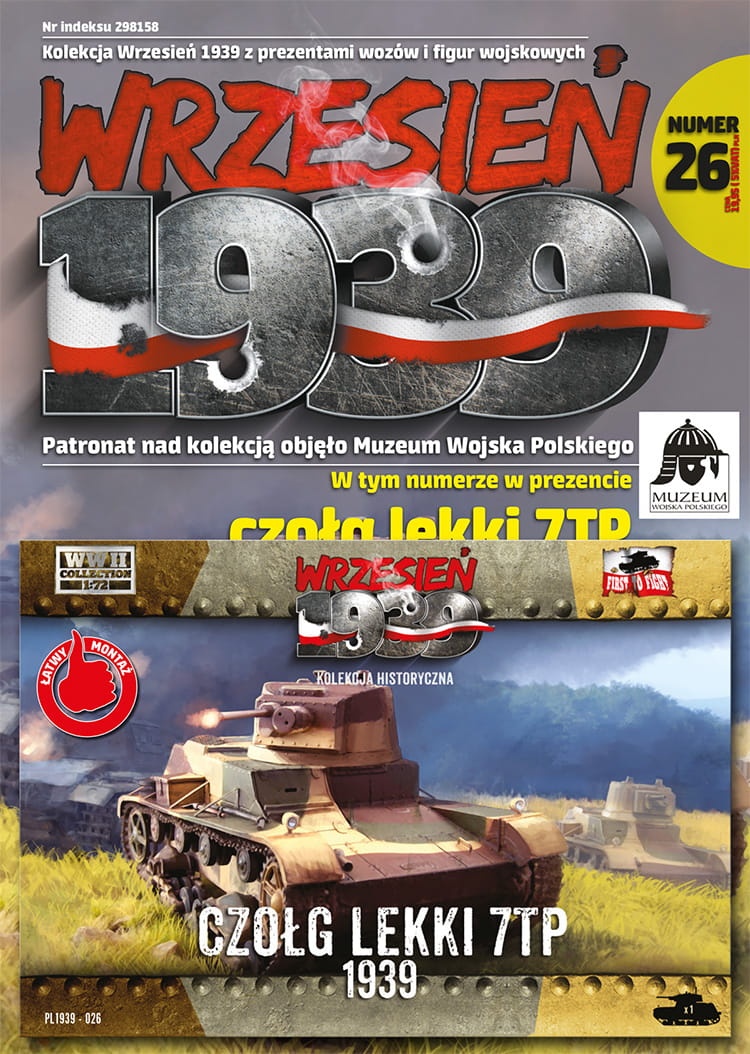 Zdjęcie główne produktu 7TP Jednowieżowy 1:72 First To Fight PL026