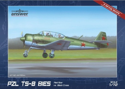 PZL TS-8 BIES Red Star vs. Black Cross 1:72 Answer AA72044