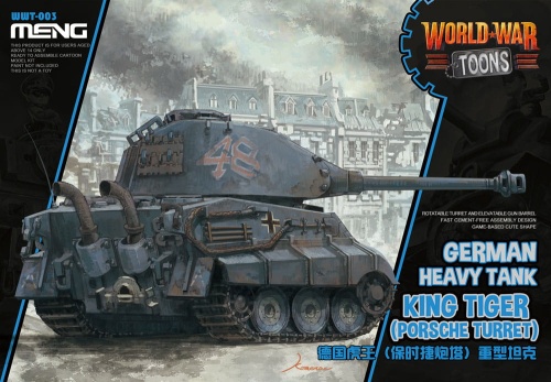 World War Toons King Tiger (Porsche Turret) Meng WWT003