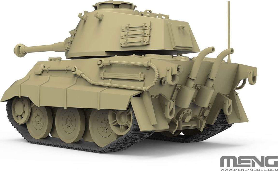 Zdjęcie dodatkowe produktu World War Toons King Tiger (Henschel Turret) Meng WWT021