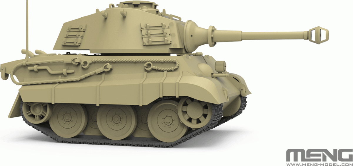 Zdjęcie dodatkowe produktu World War Toons King Tiger (Henschel Turret) Meng WWT021