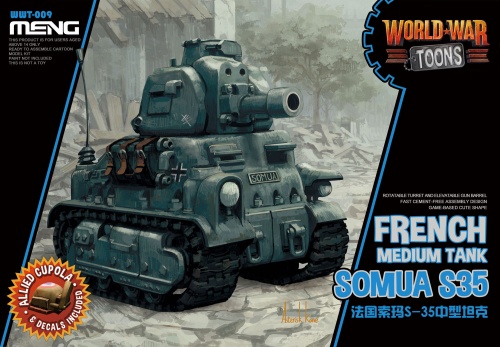 World War Toons Somua S35 Meng WWT009