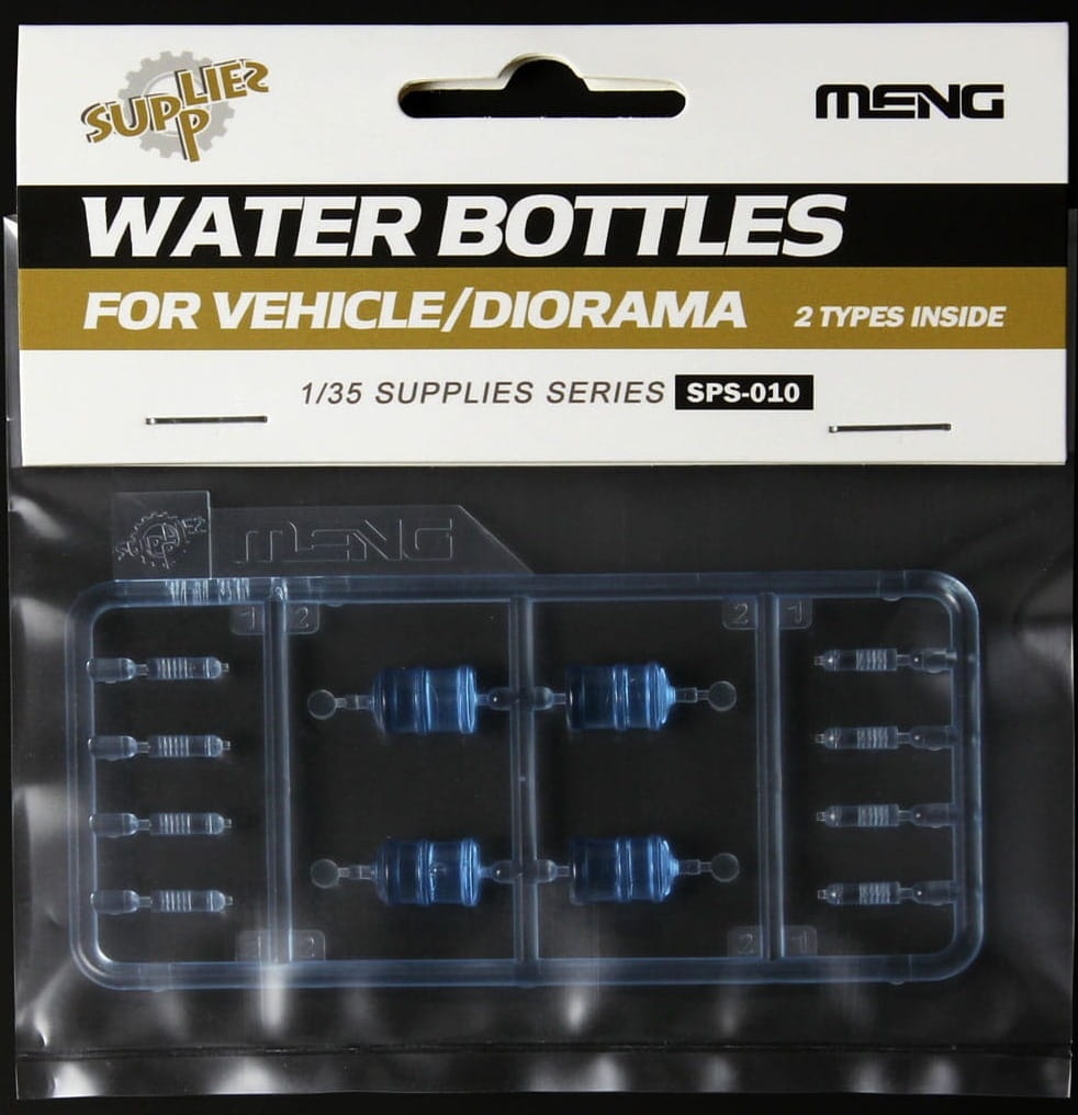 Zdjęcie główne produktu Plastikowe butelki na wodę 1:35 Meng SPS10