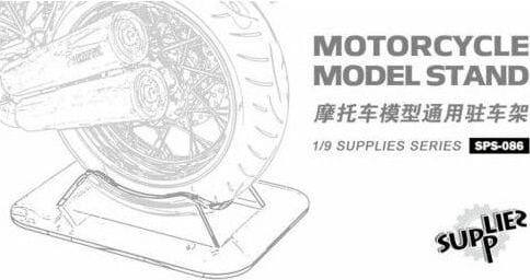 Zdjęcie główne produktu Stojak na modele motocykli 1:9 Meng SPS86