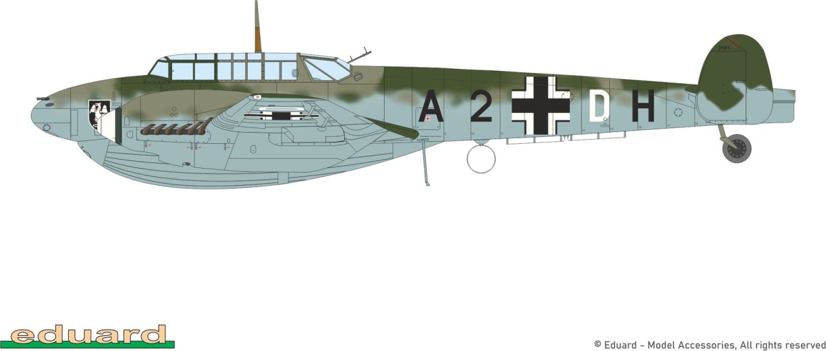 Zdjęcie dodatkowe produktu Bf 110D Weekend Edition 1:48 Eduard 8409