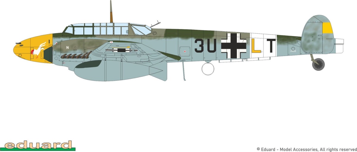 Zdjęcie dodatkowe produktu Bf 110D Weekend Edition 1:48 Eduard 8409