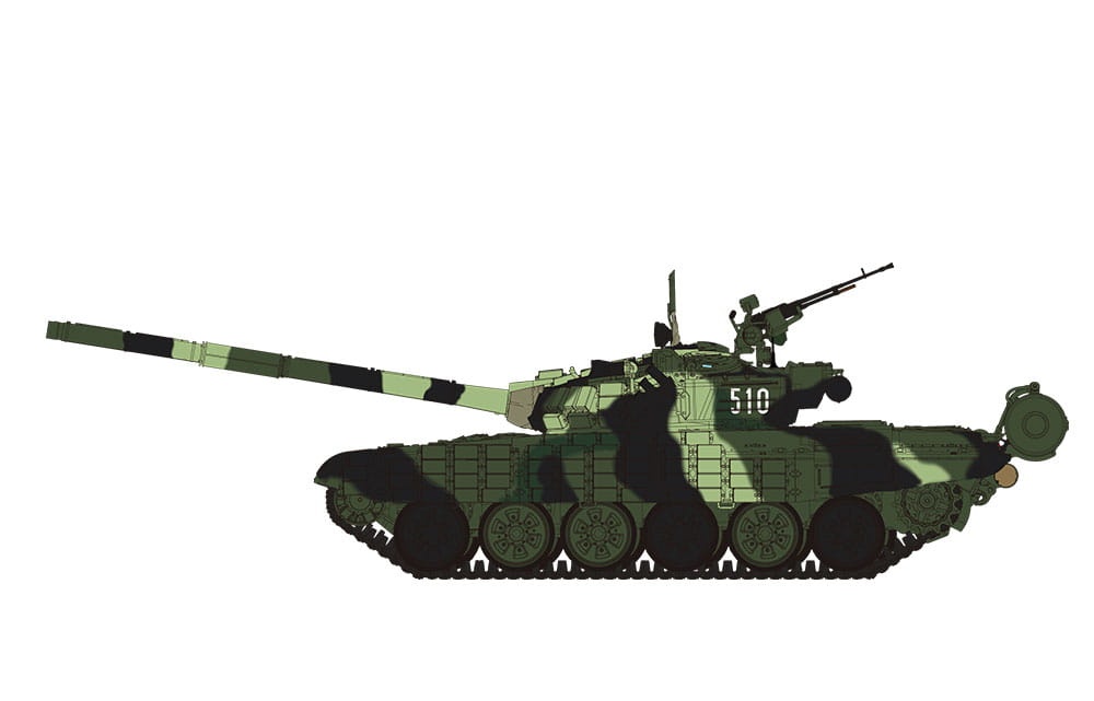 Zdjęcie dodatkowe produktu Rosyjski główny czołg bojowy T-72B1 1:35 Meng TS033