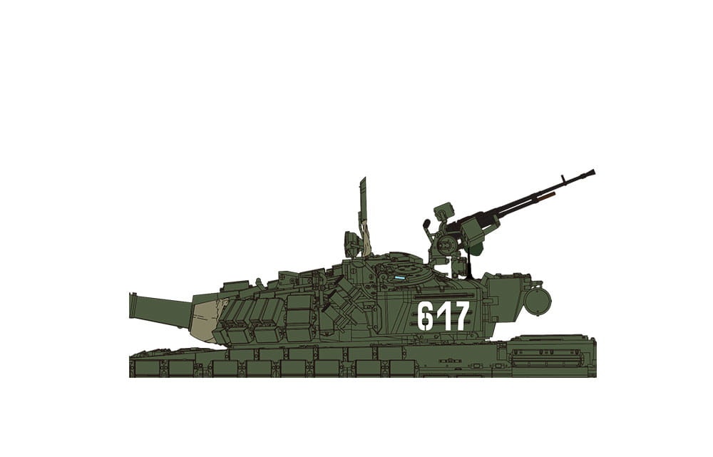 Zdjęcie dodatkowe produktu Rosyjski główny czołg bojowy T-72B1 1:35 Meng TS033