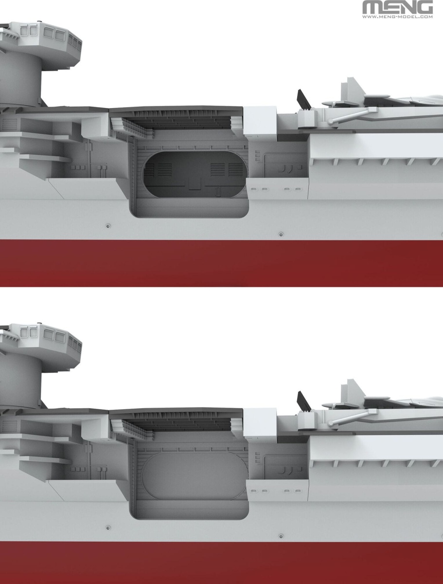Zdjęcie dodatkowe produktu Lotniskowiec Chińskiej Republiki Ludowej Liaoning 1:700 Meng PS010